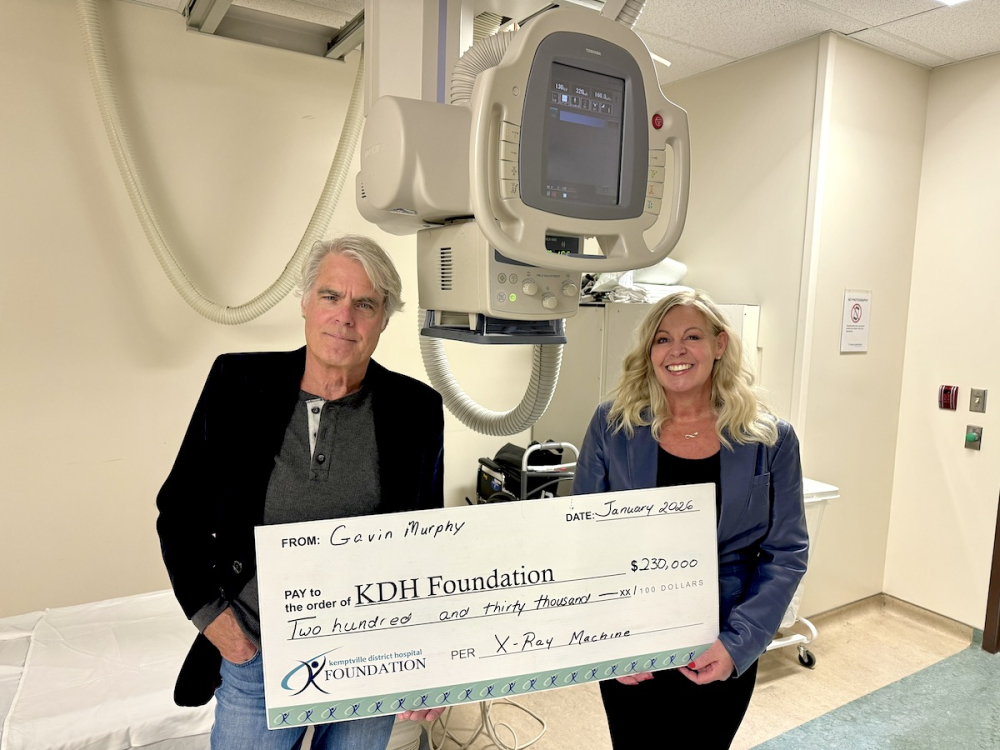 X-ray Matching Fundraising Campaign in Support of Kemptville District Hospital Surpasses $460,000 Goal!