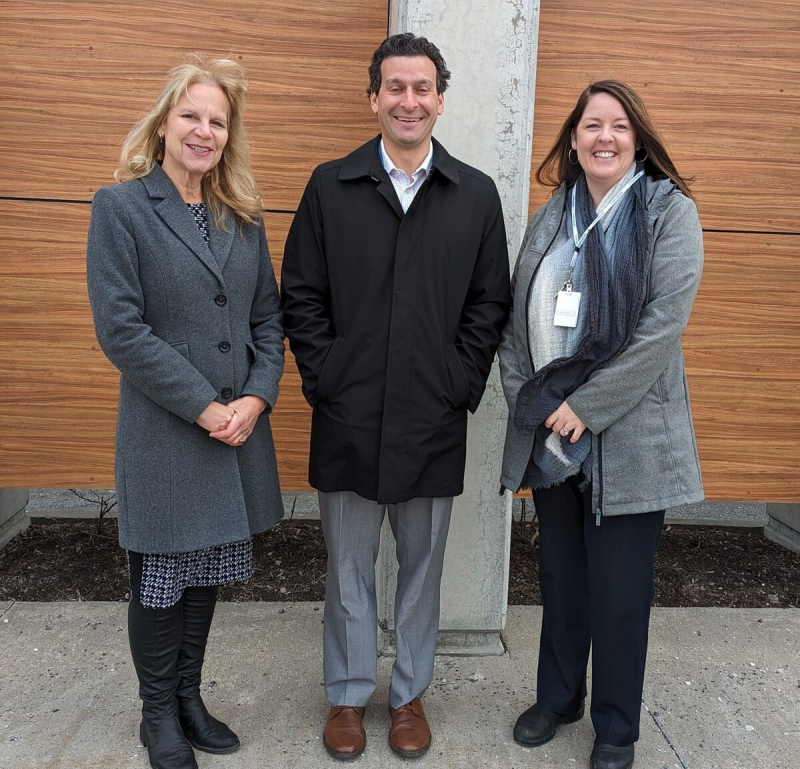 Seen here in the photo: (l-r) Margret Norenberg, Josh Kardish and Kristy Carriere.